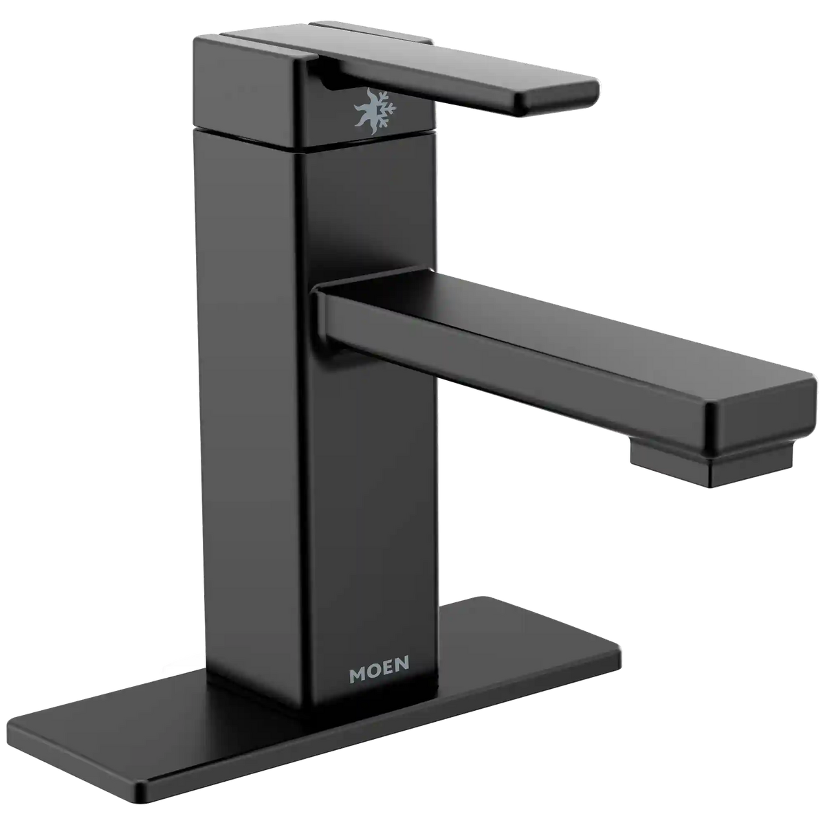 90 Degree One-Handle Low Arc Bathroom Faucet