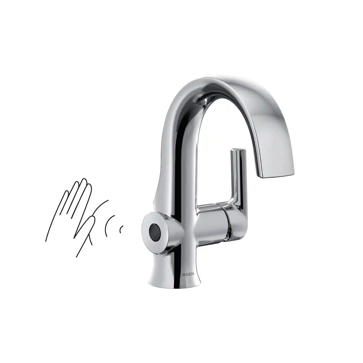 Doux One-Handle High Arc Bathroom Faucet