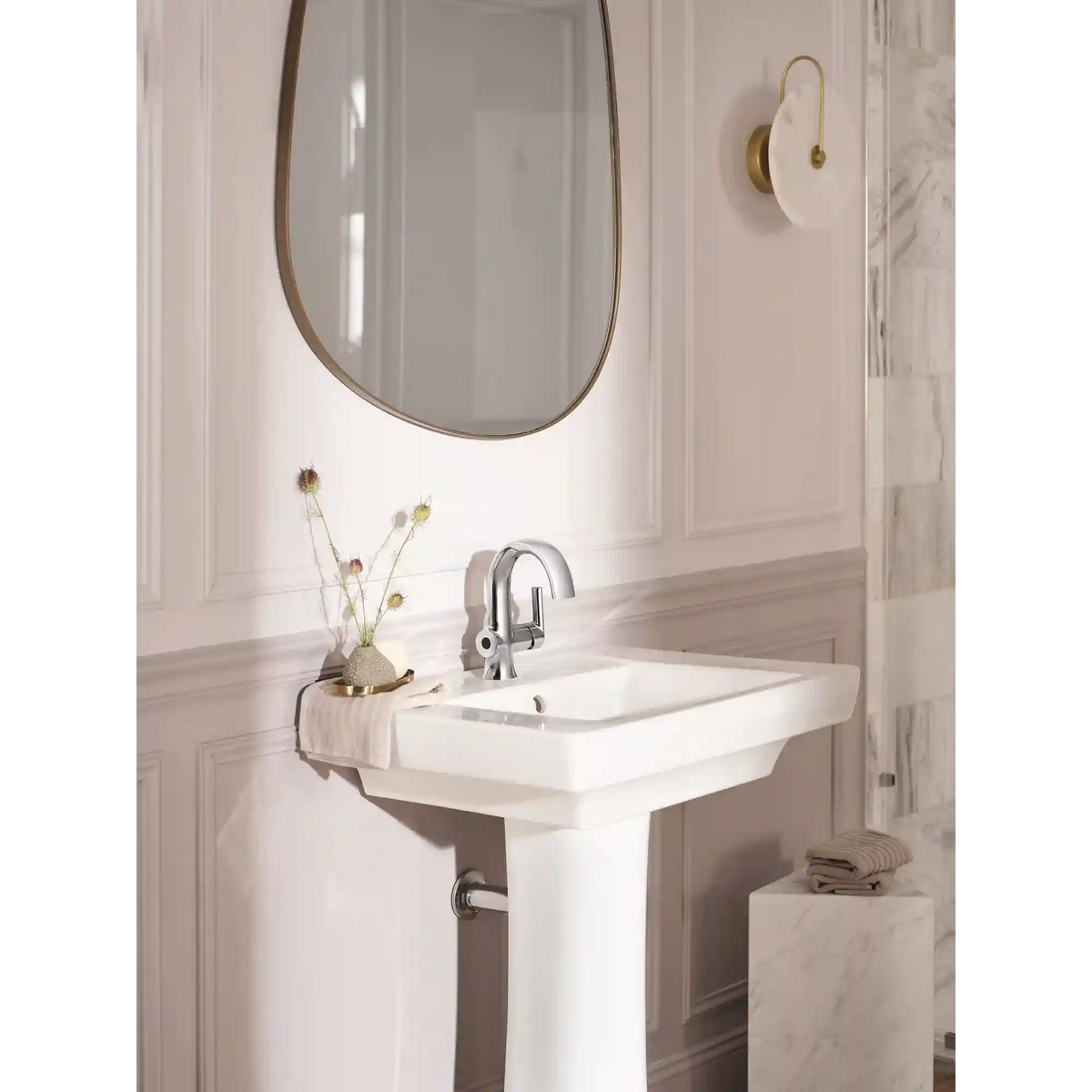 Doux One-Handle High Arc Bathroom Faucet