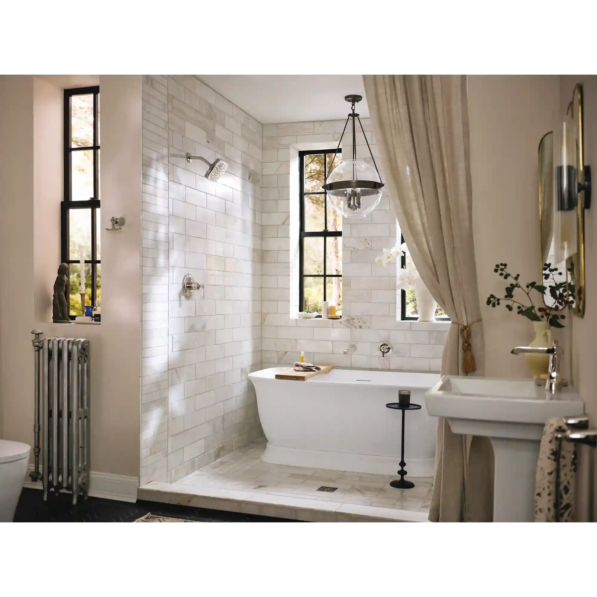 Flara One-Handle Non Diverter Wallmount Tub Filler