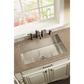 Waterhill Two-Handle High Arc Bridge Kitchen Faucet