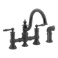 Waterhill Two-Handle High Arc Bridge Kitchen Faucet