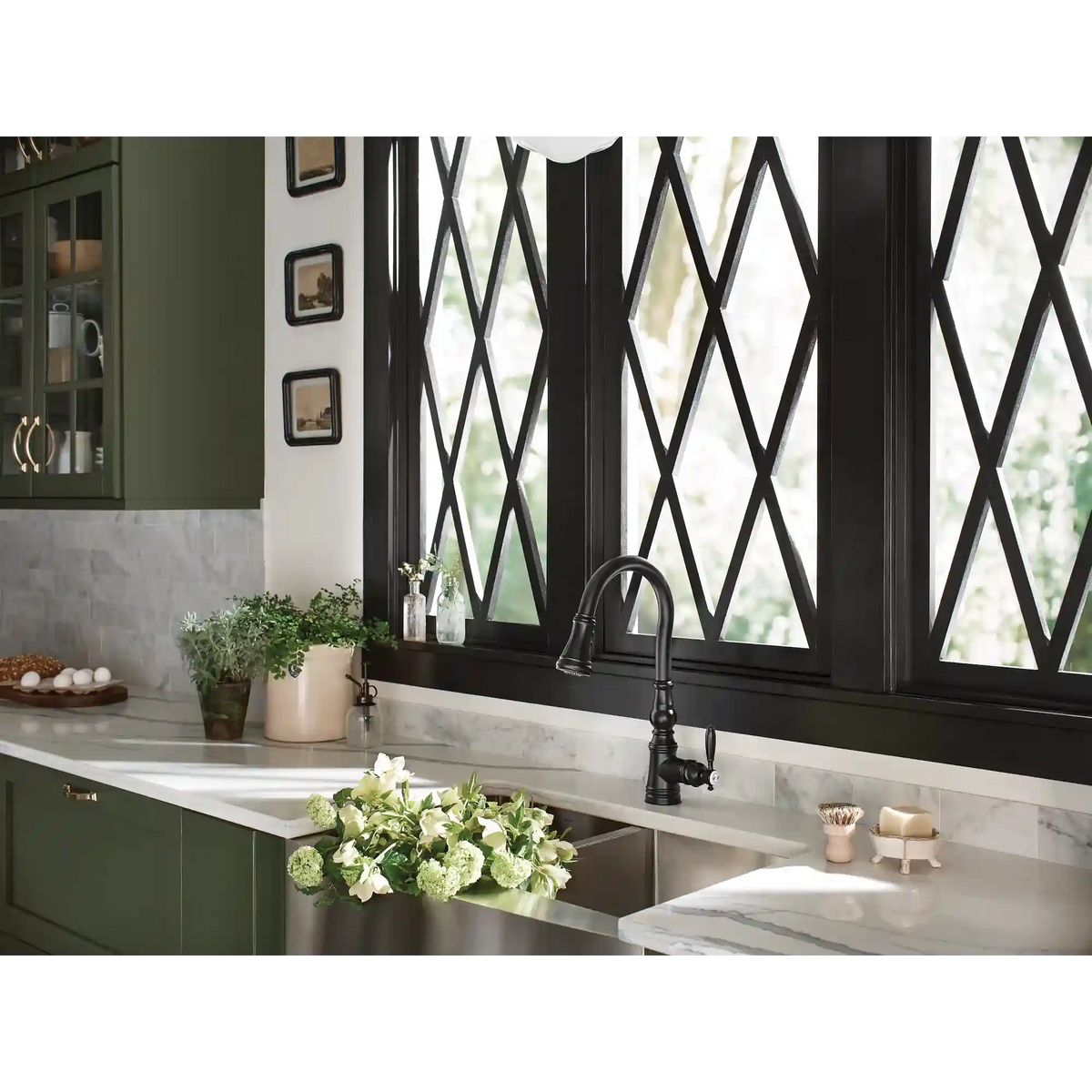 Weymouth One-Handle High Arc Pulldown Kitchen Faucet
