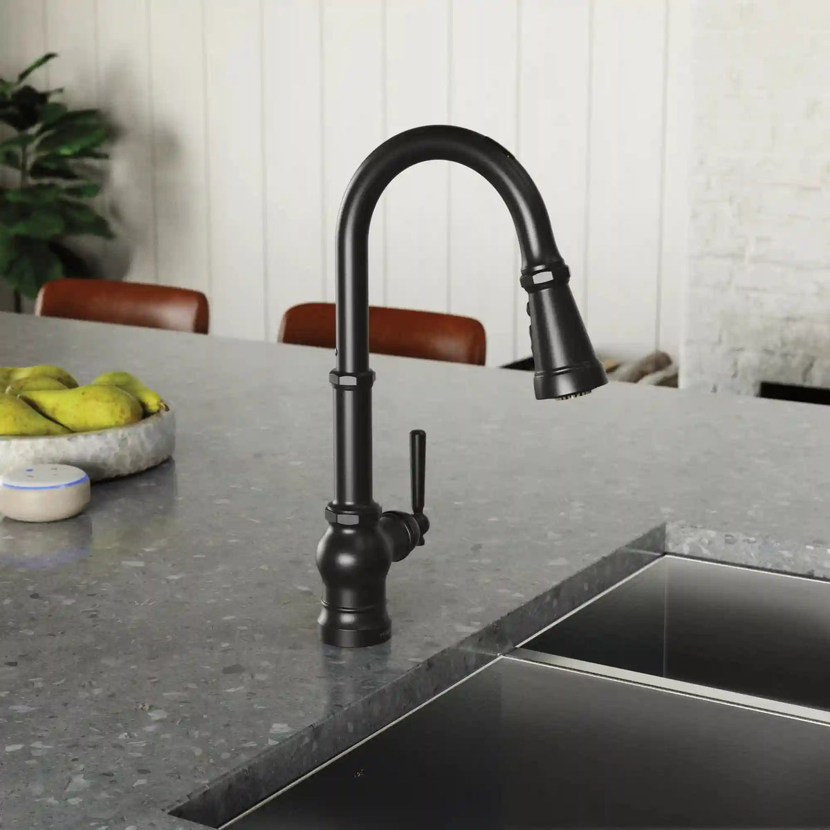 Weymouth Motion Control Smart Kitchen Faucet In - One Handle High Arc Pulldown