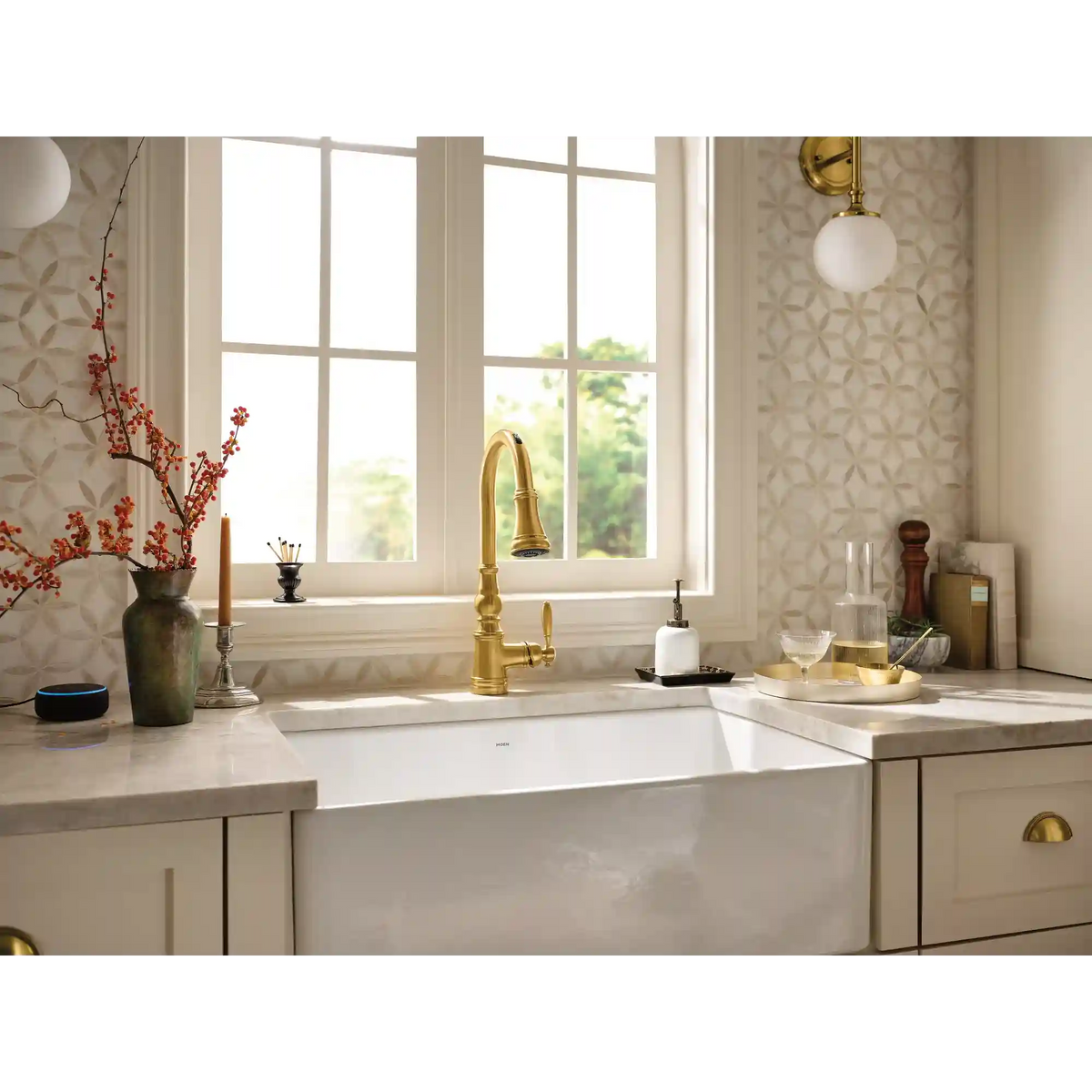 Weymouth Motion Control Smart Kitchen Faucet In - One Handle High Arc Pulldown