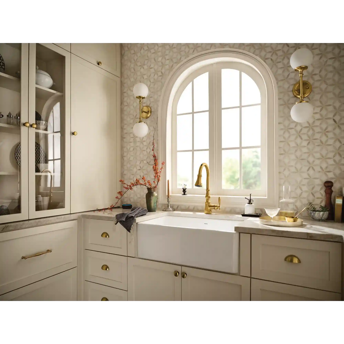 Weymouth Motion Control Smart Kitchen Faucet In - One Handle High Arc Pulldown