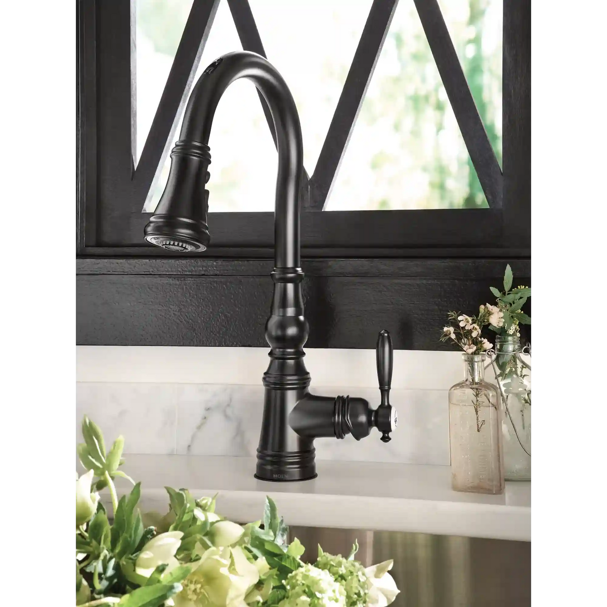 Weymouth Motion Control Smart Kitchen Faucet In - One Handle High Arc Pulldown