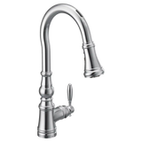 Weymouth Motion Control Smart Kitchen Faucet In - One Handle High Arc Pulldown
