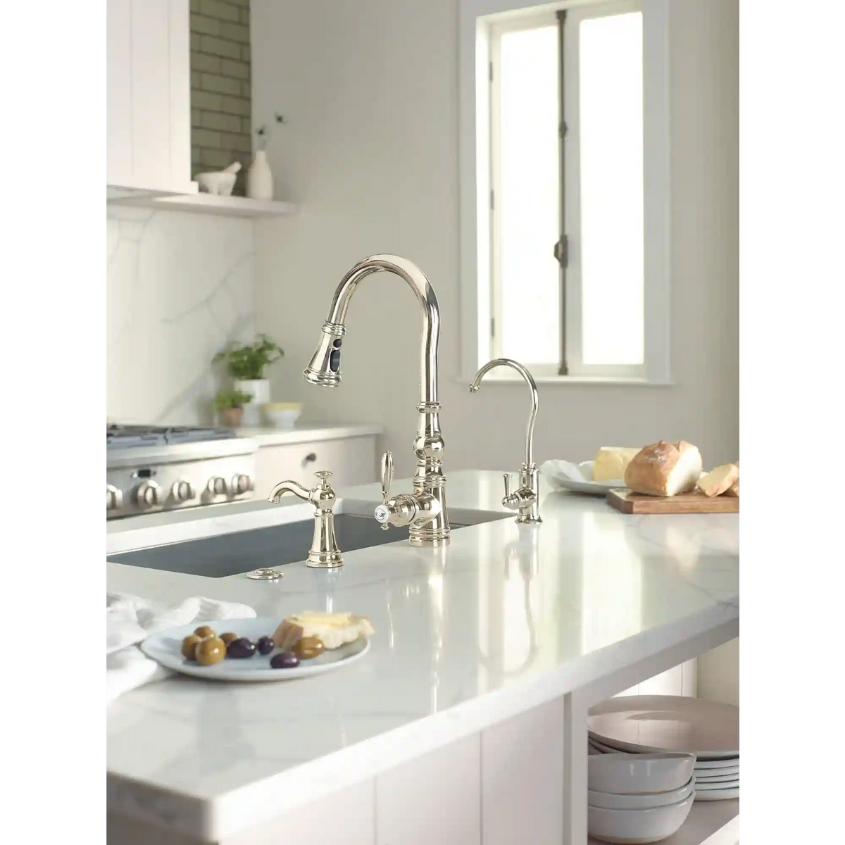 Weymouth One-Handle High Arc Pulldown Kitchen Faucet