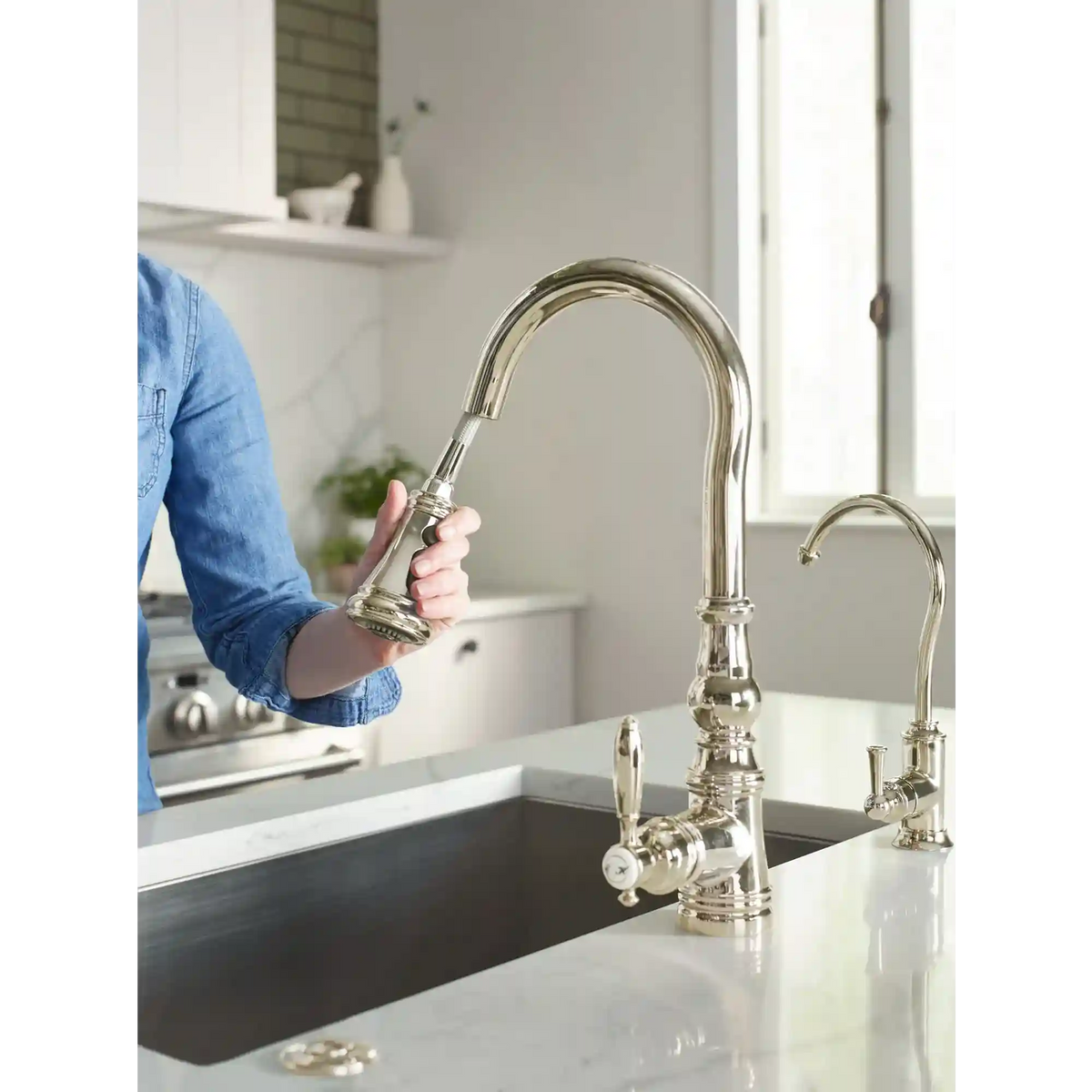 Weymouth One-Handle High Arc Pulldown Kitchen Faucet