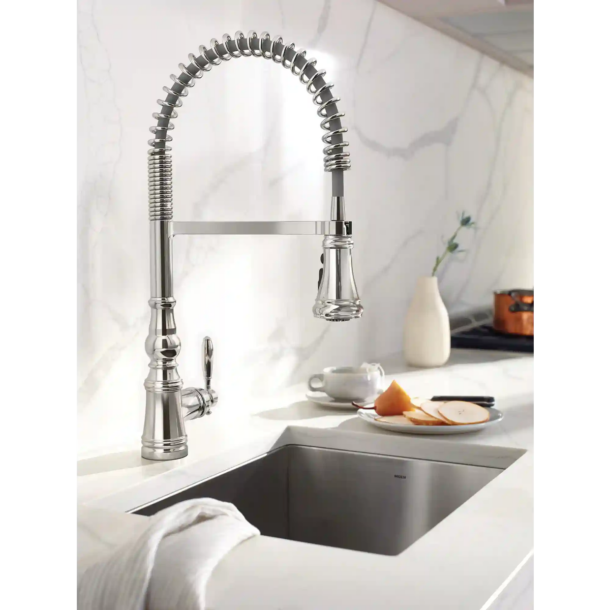 Weymouth One-Handle High Arc Pulldown Kitchen Faucet