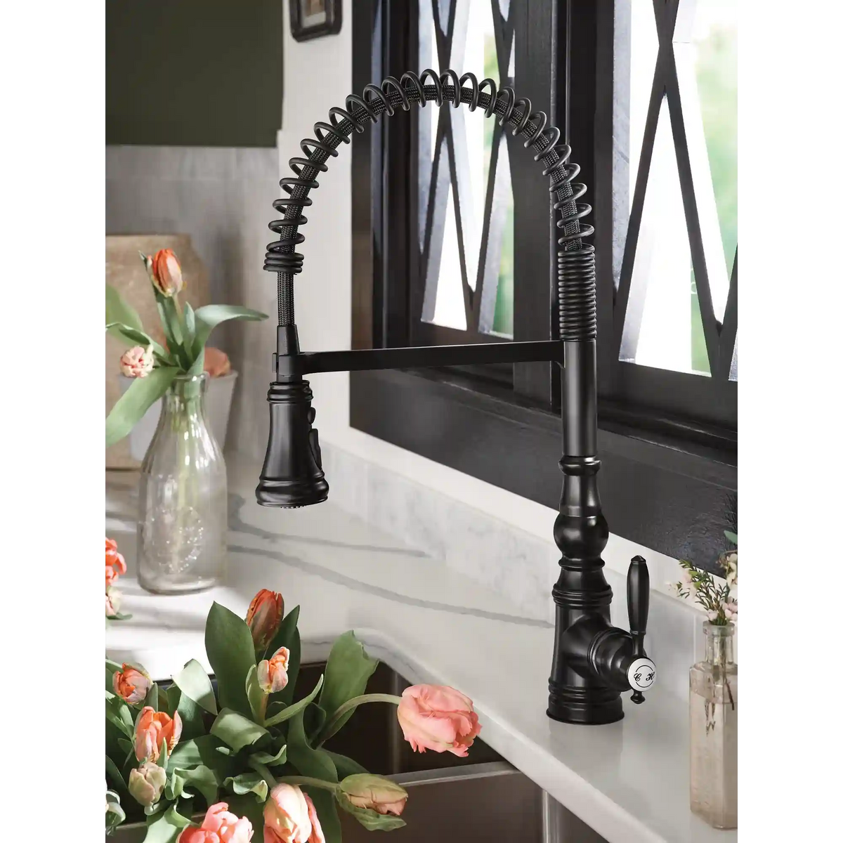 Weymouth One-Handle High Arc Pulldown Kitchen Faucet