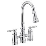 Weymouth Two-Handle High Arc Pulldown Kitchen Faucet