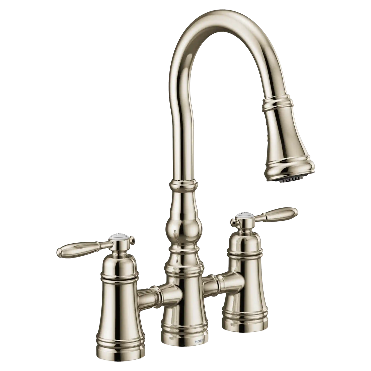 Weymouth Two-Handle High Arc Pulldown Kitchen Faucet