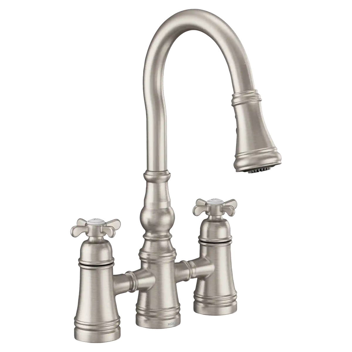 Weymouth Two-Handle High Arc Pulldown Kitchen Faucet
