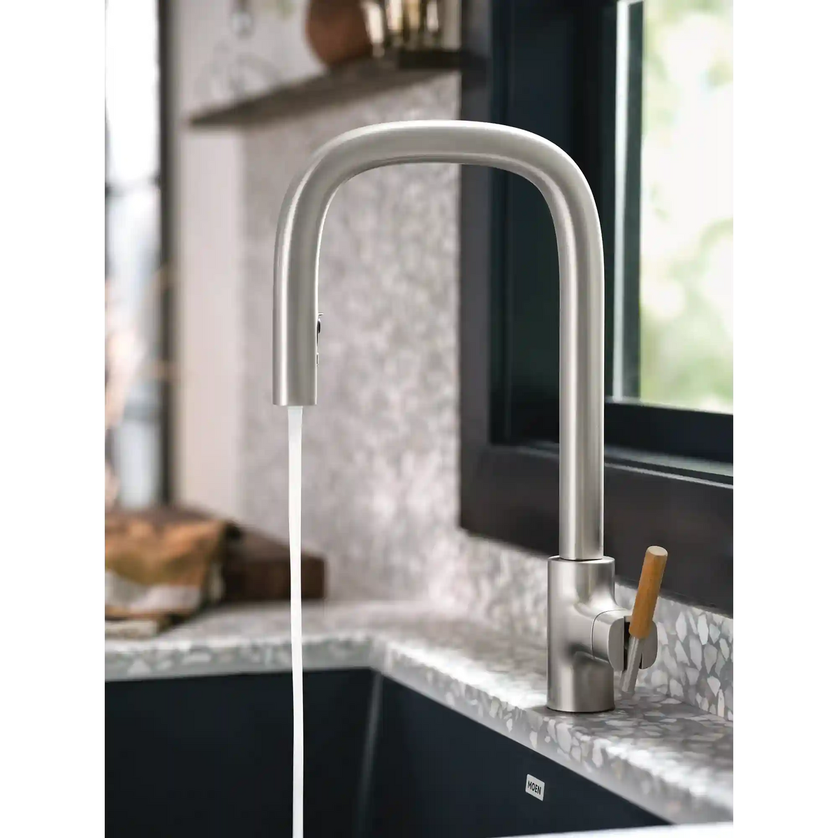 Tenon One-Handle High Arc Pulldown Kitchen Faucet
