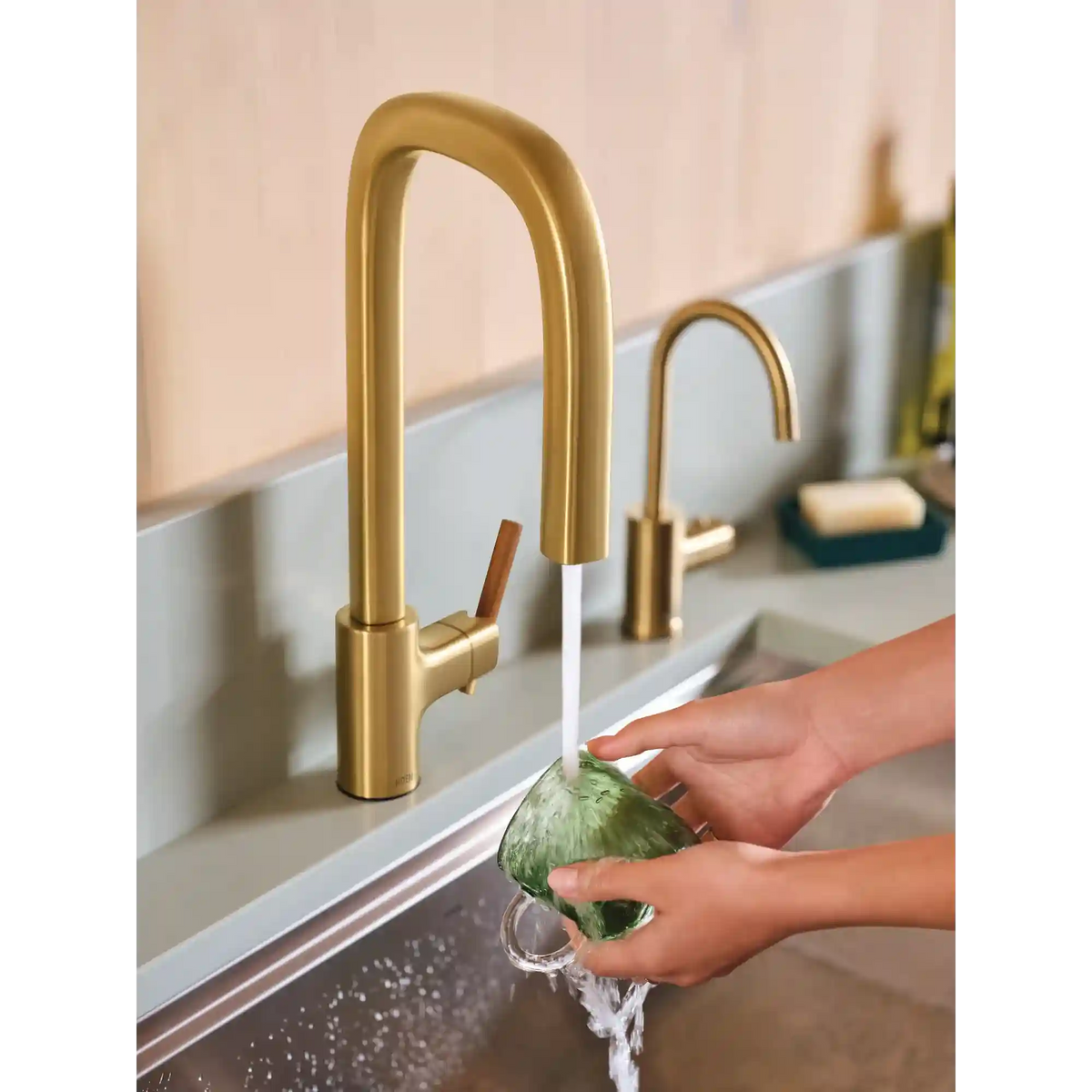 Tenon One-Handle High Arc Pulldown Kitchen Faucet