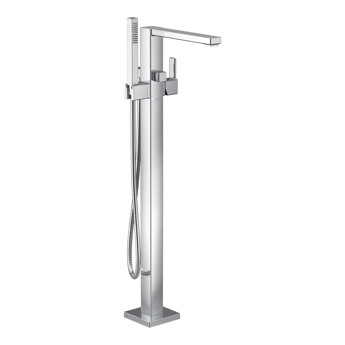90 Degree One-Handle Tub Filler Includes Hand Shower
