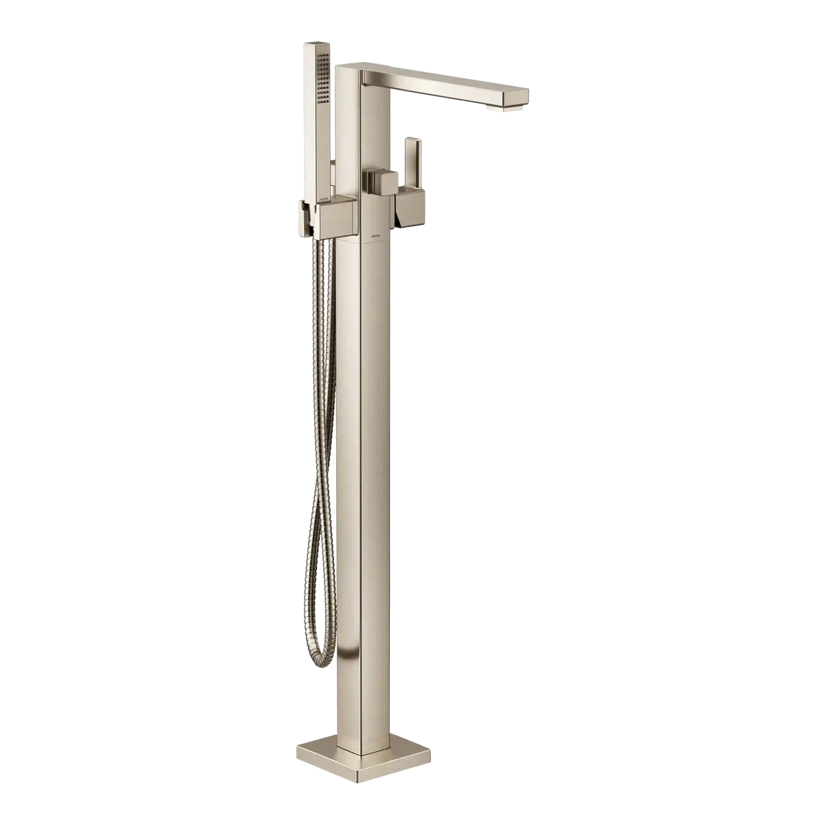 90 Degree One-Handle Tub Filler Includes Hand Shower