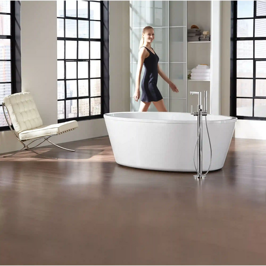 Arris One-Handle Tub Filler Including Handheld Shower