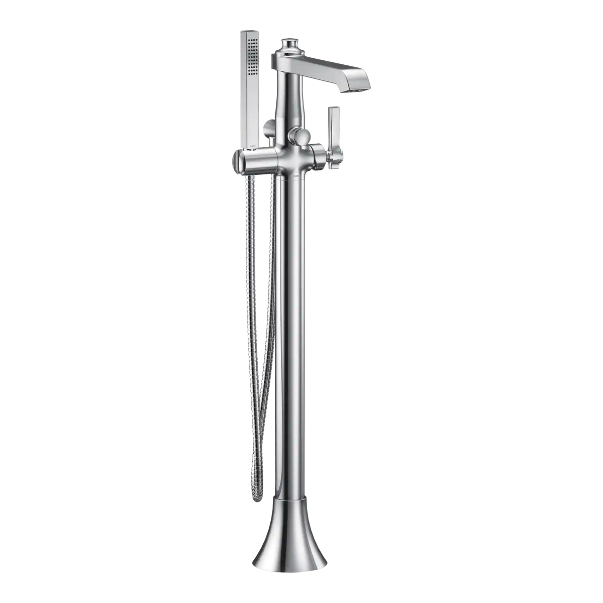 Flara One-Handle Tub Filler Includes Hand Shower