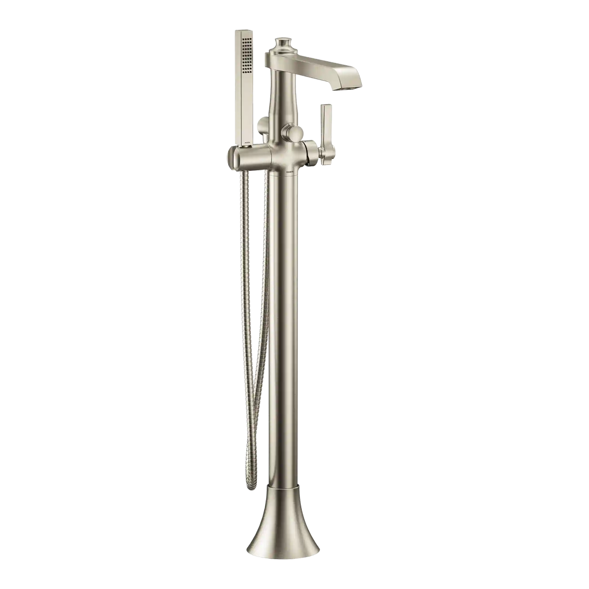 Flara One-Handle Tub Filler Includes Hand Shower