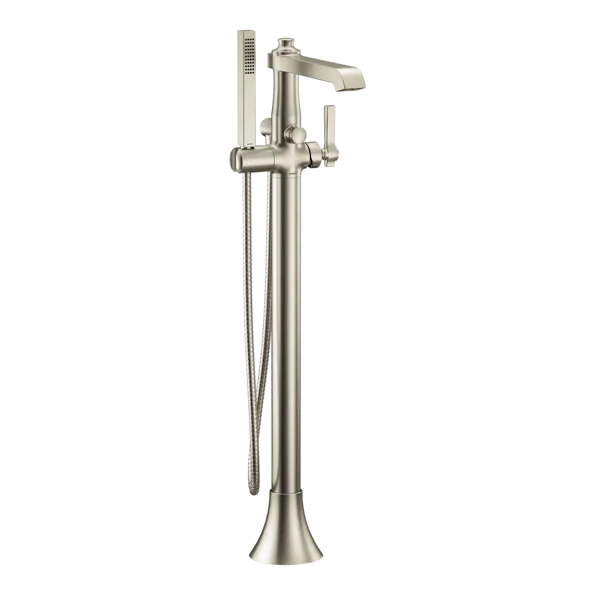 Flara One-Handle Tub Filler Includes Hand Shower