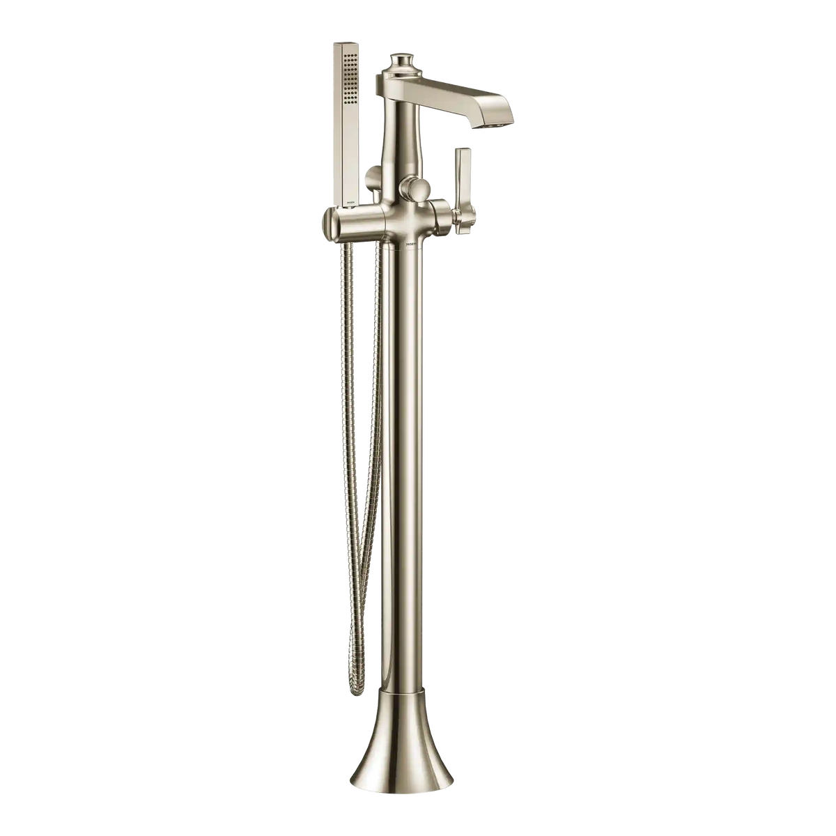 Flara One-Handle Tub Filler Includes Hand Shower