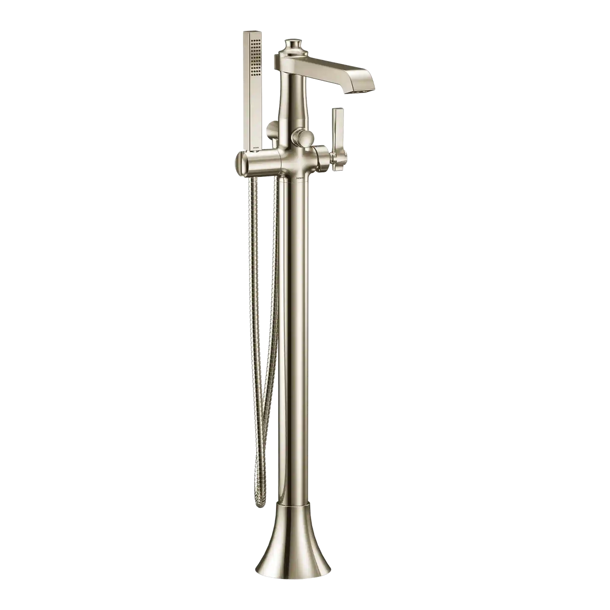 Flara One-Handle Tub Filler Includes Hand Shower