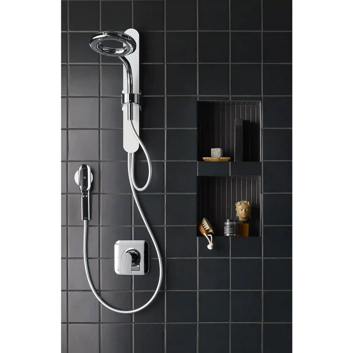 Moen Spa Shower Two-Function 7.9" Diameter Spray Head Standard with Handshower