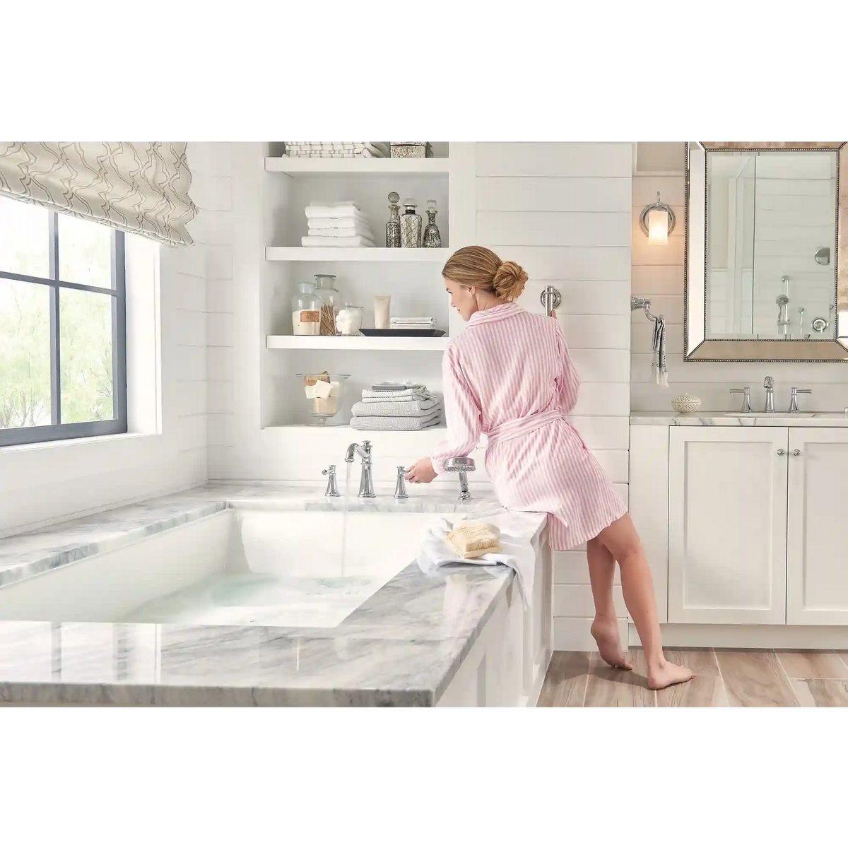 Belfield Two-Handle Non Diverter Roman Tub Faucet