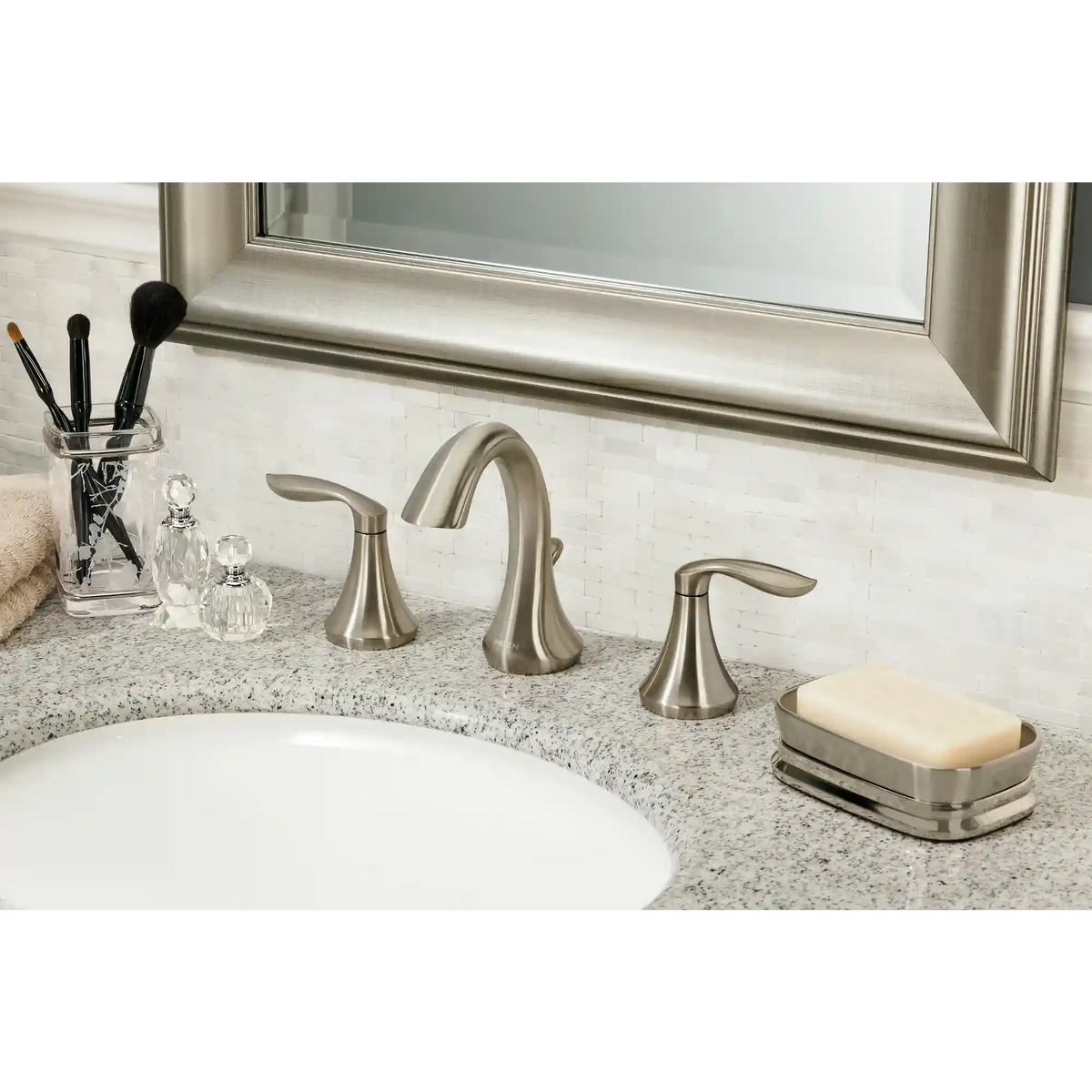 Eva Two-Handle High Arc Bathroom Faucet