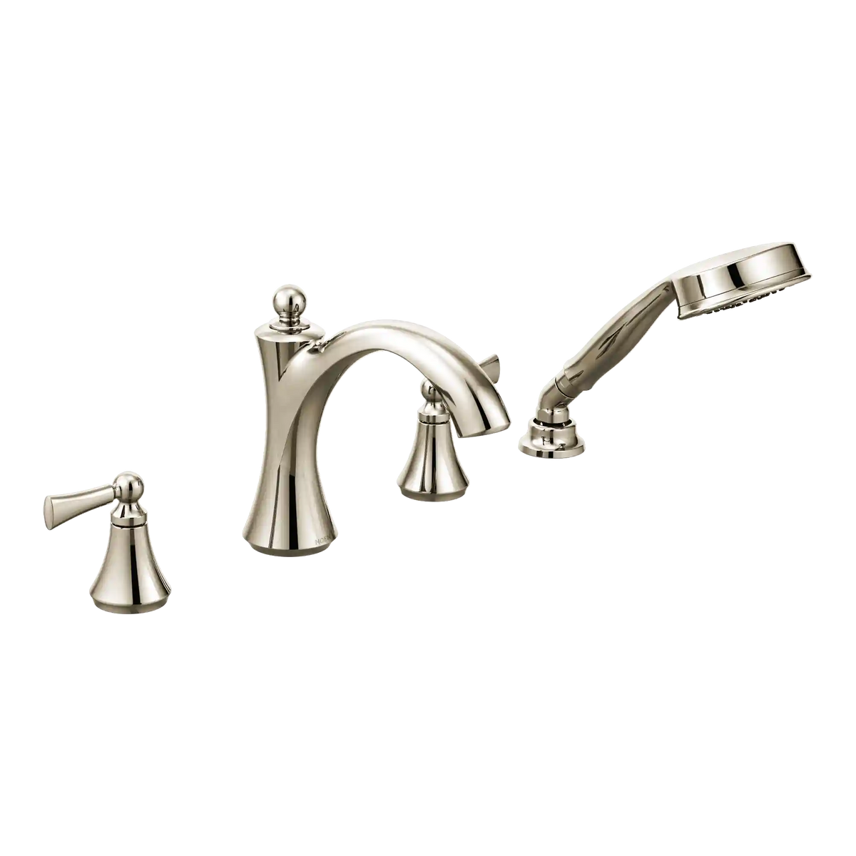 Wynford Two-Handle Diverter Roman Tub Faucet Including Handheld Shower
