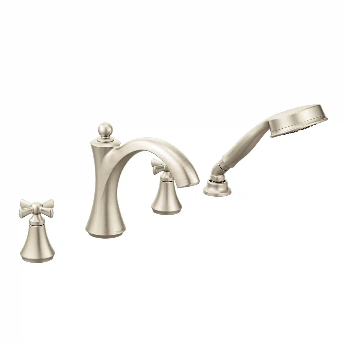 Wynford Two-Handle Diverter Roman Tub Faucet Including Handheld Shower