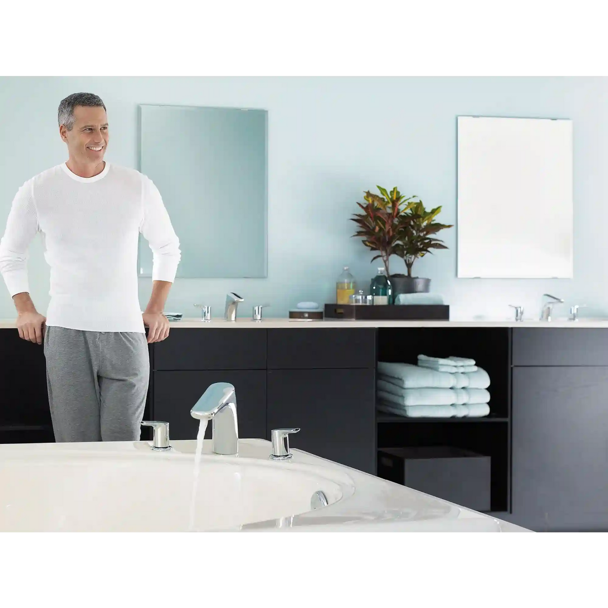 Moen Two-Handle Non Diverter Roman Tub Faucet