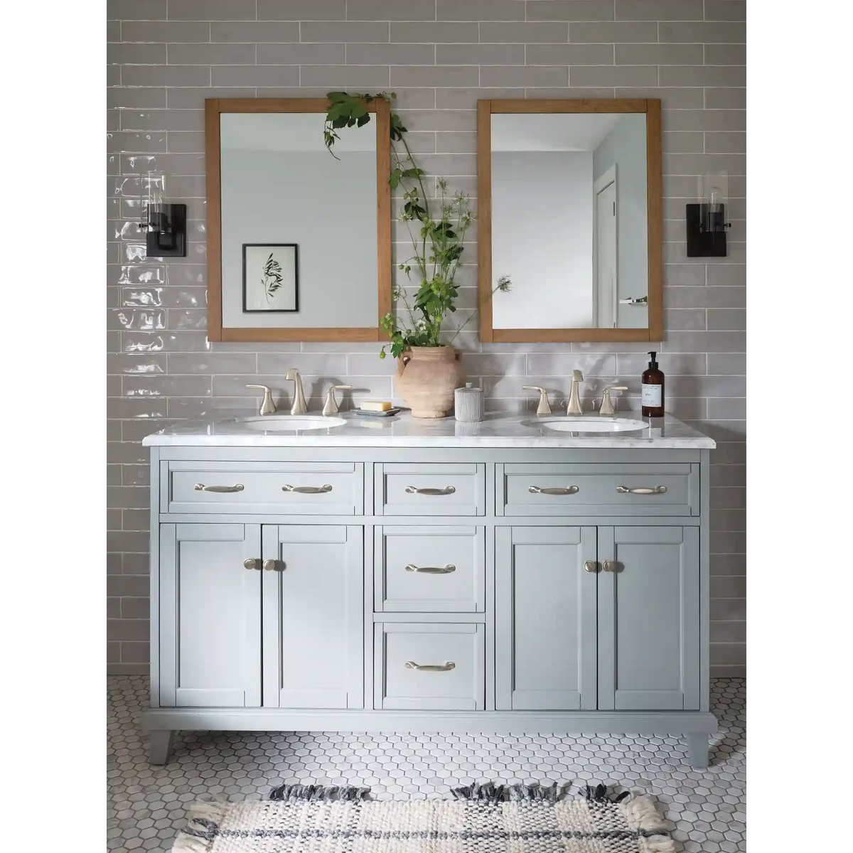 Voss Two-Handle High Arc Bathroom Faucet