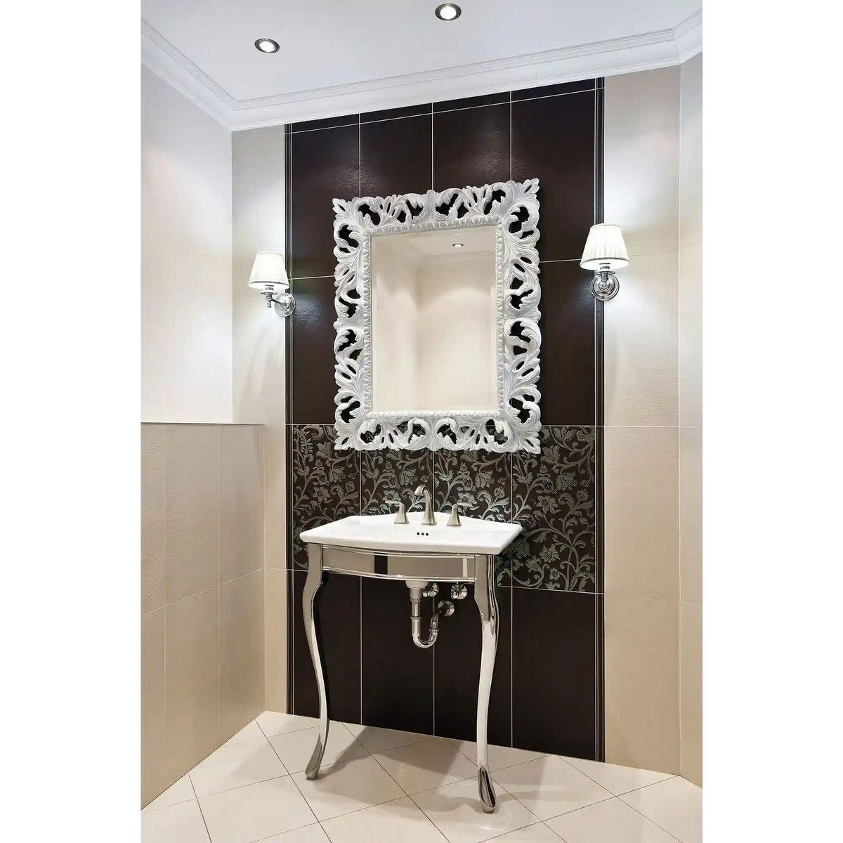 Voss Two-Handle High Arc Bathroom Faucet