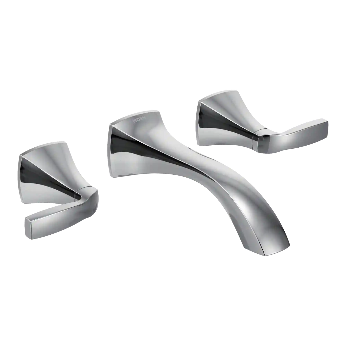Voss Two-Handle Wall Mount Bathroom Faucet