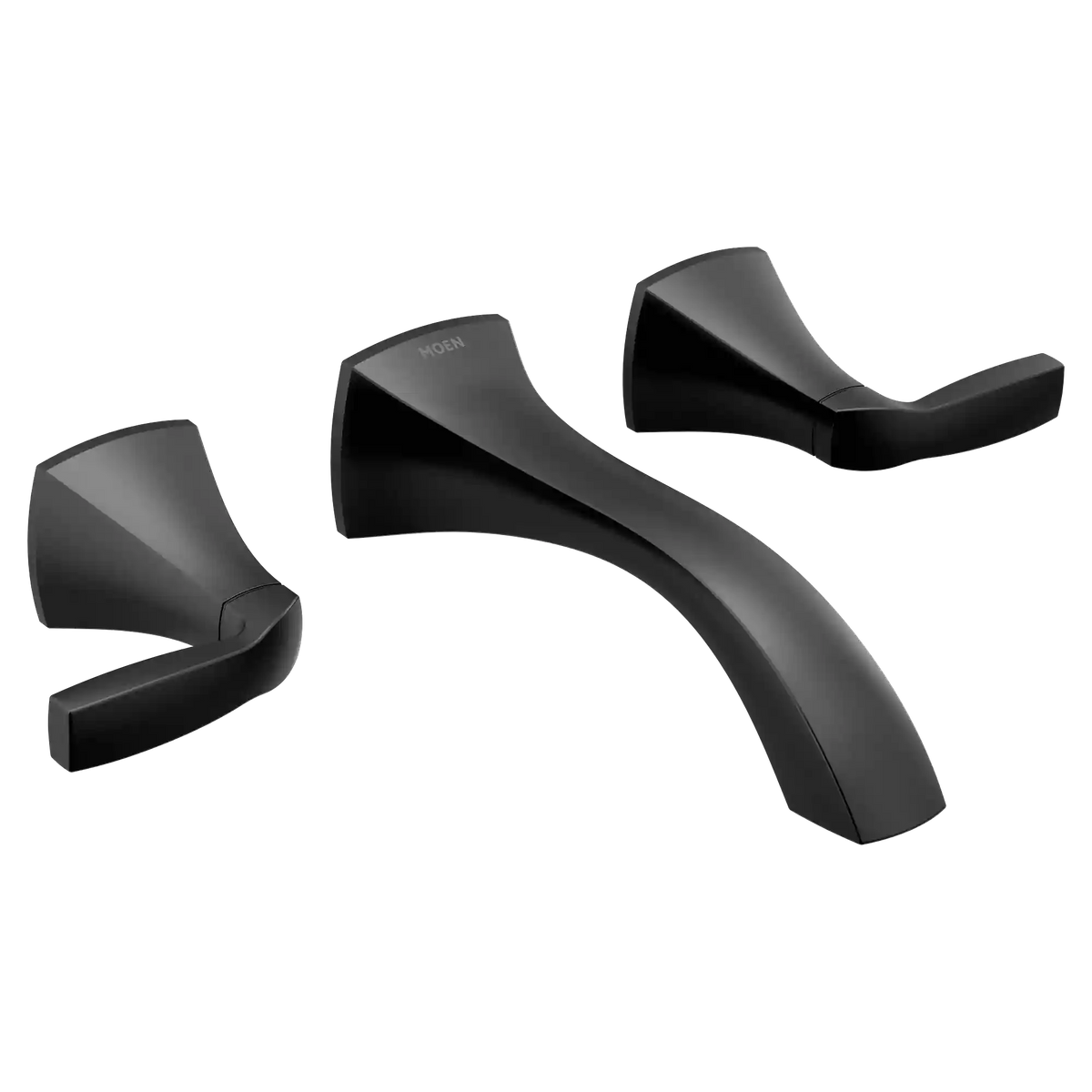 Voss Two-Handle Wall Mount Bathroom Faucet