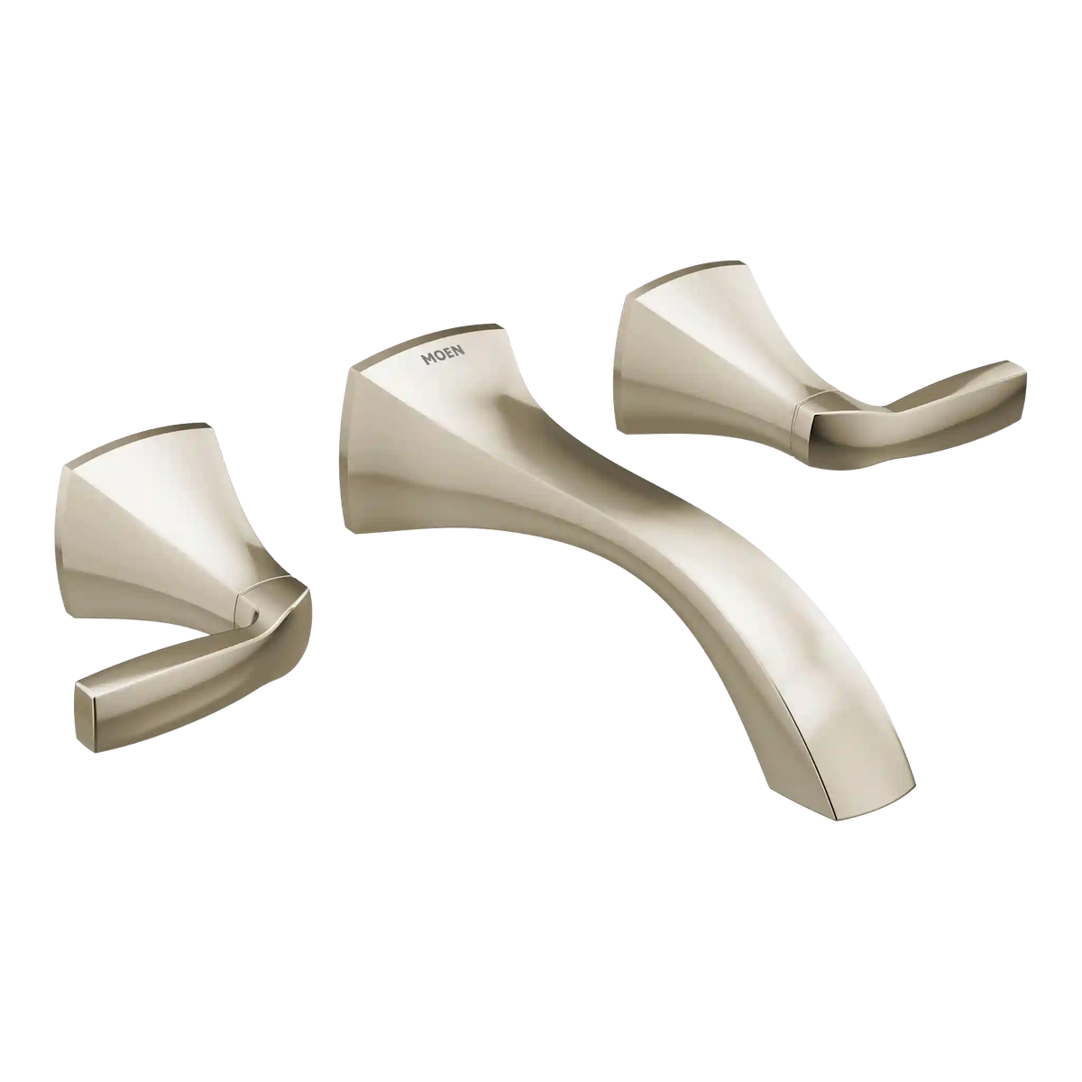 Voss Two-Handle Wall Mount Bathroom Faucet