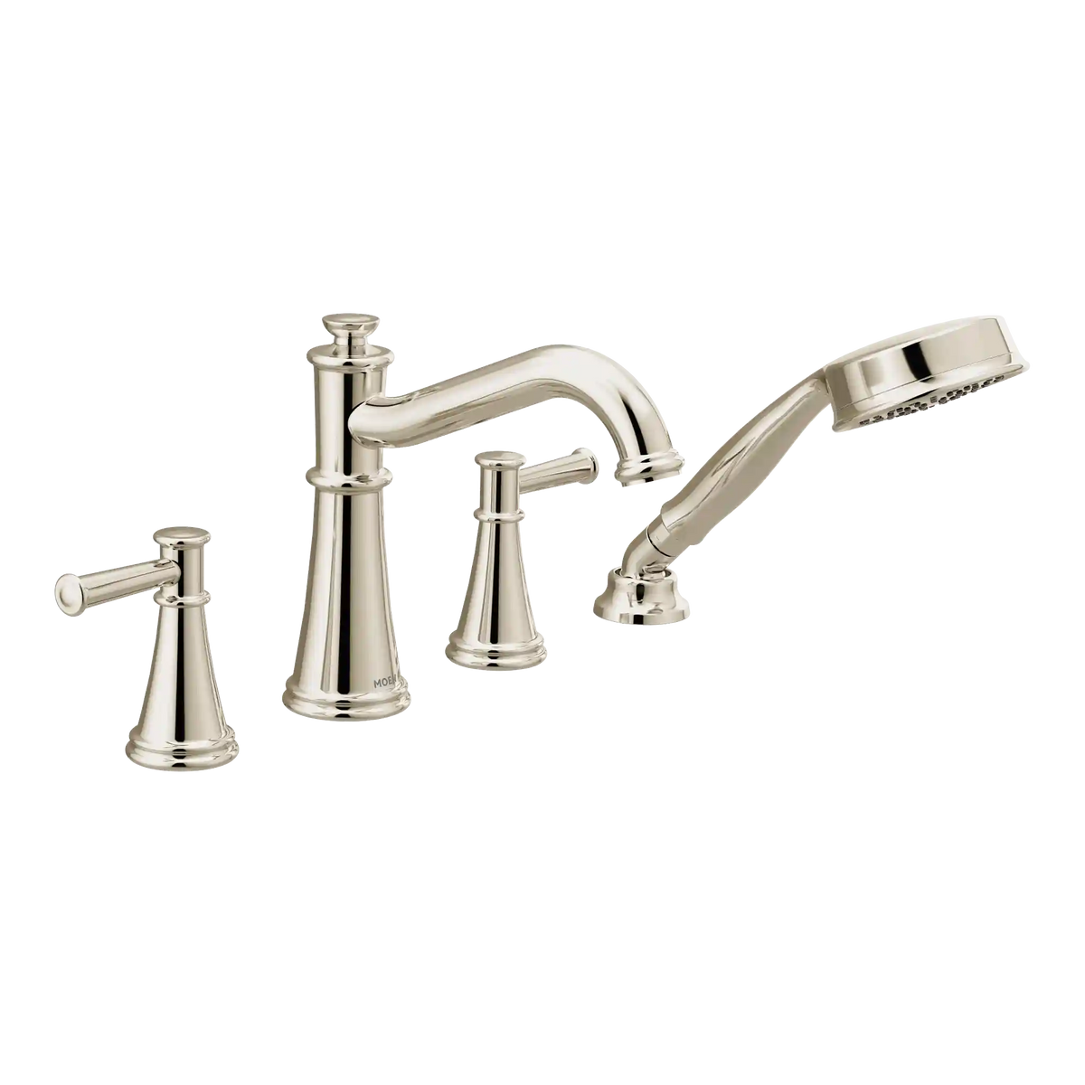 Belfield Two-Handle Diverter Roman Tub Faucet Includes Hand Shower