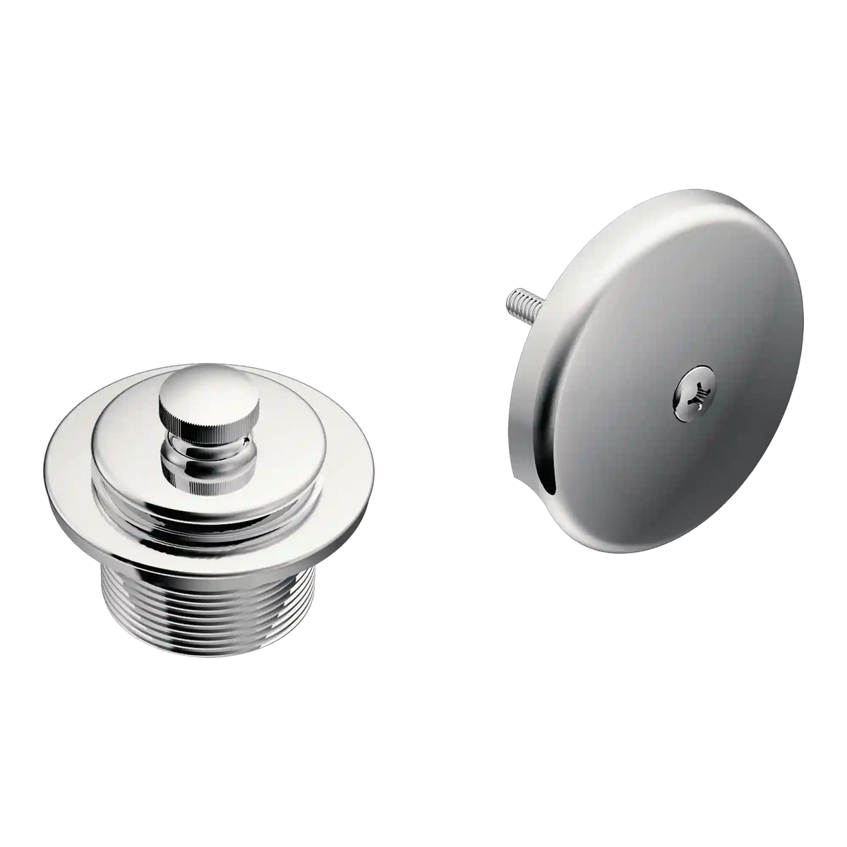 Moen Push-N-Lock Tub Drain Kit with 1-1/2" Threads