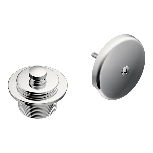 Moen Push-N-Lock Tub Drain Kit with 1-1/2" Threads