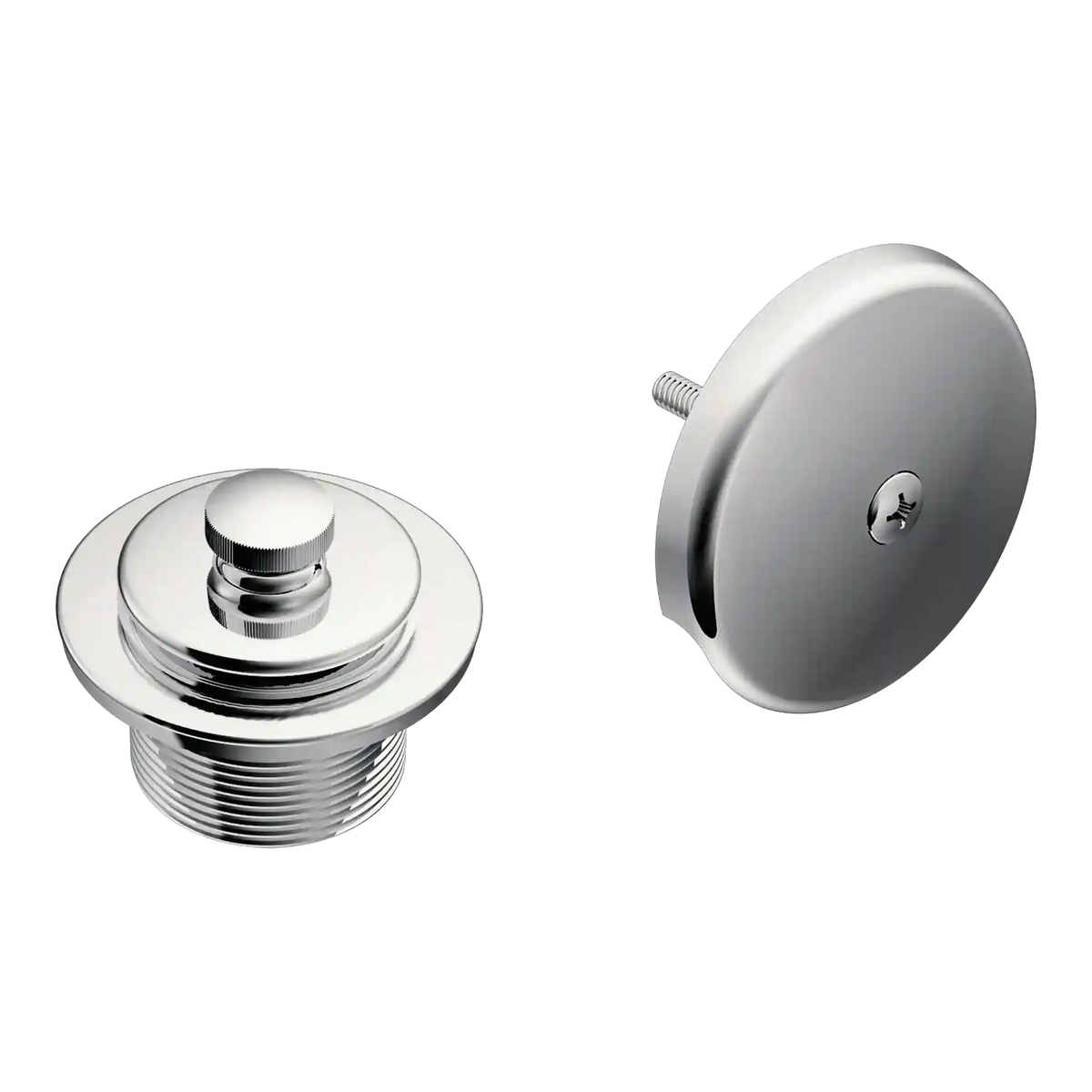 Moen Push-N-Lock Tub Drain Kit with 1-1/2" Threads