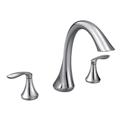 Eva Two-Handle High Arc Roman Tub Faucet