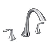 Eva Two-Handle High Arc Roman Tub Faucet