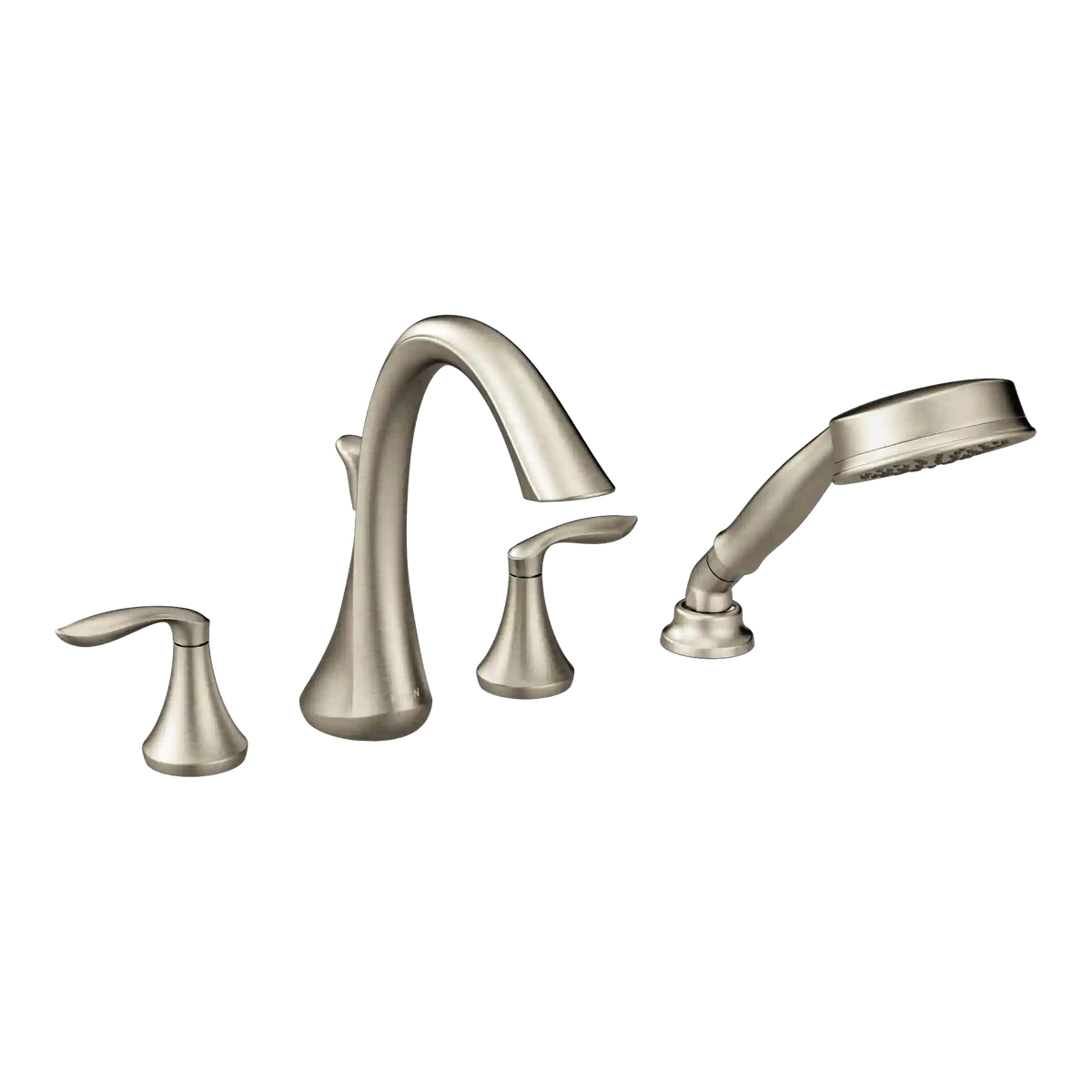 Eva Two-Handle High Arc Roman Tub Faucet Including Handheld Shower