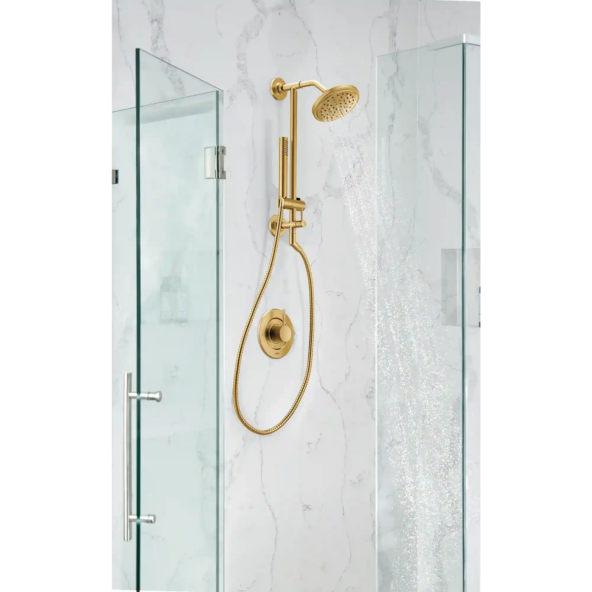 Moen One-Function 6 3/4" Diameter Spray Head Rainshower