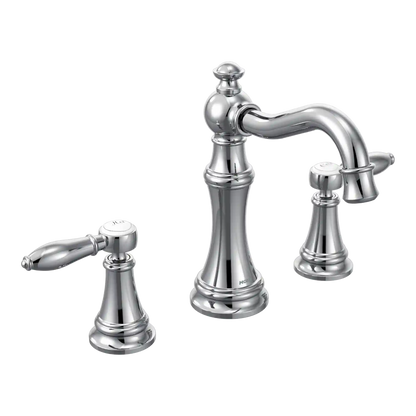 Weymouth Two-Handle High Arc Bathroom Faucet