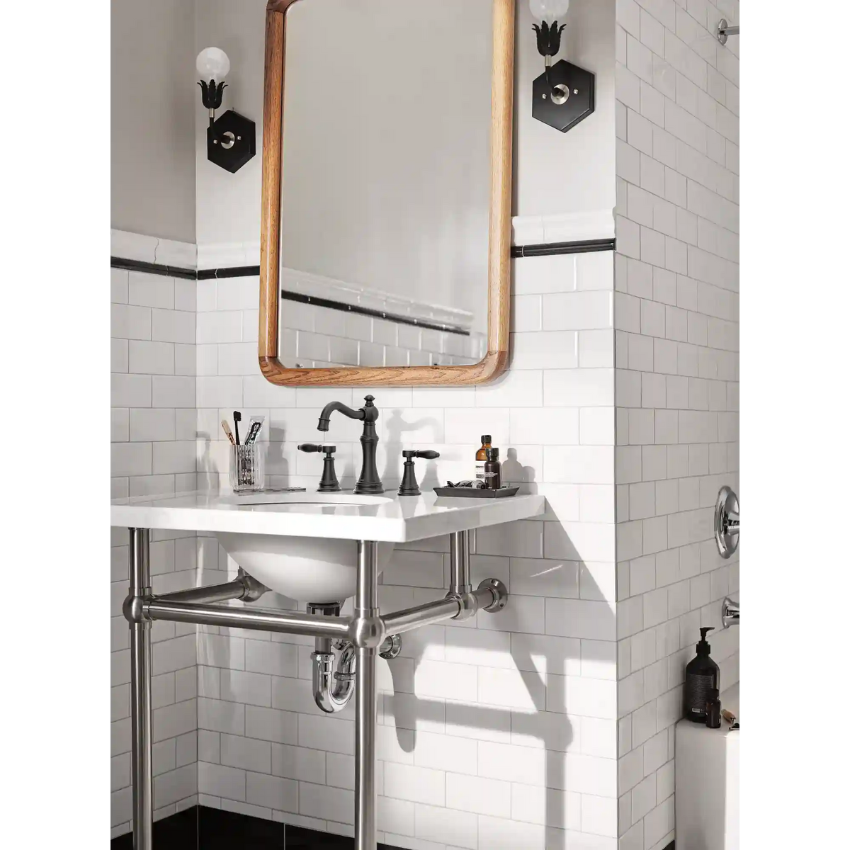 Weymouth Two-Handle High Arc Bathroom Faucet